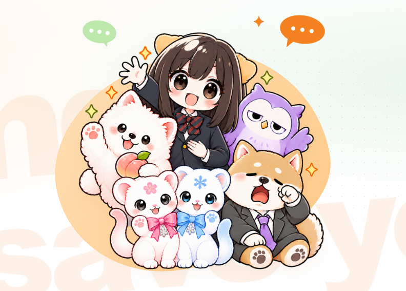 「生成AI」の授業で制作したLINEスタンプをご紹介します